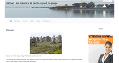 Desktop Screenshot of carnac.ouest-atlantis.com