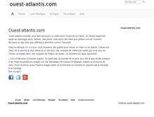 Tablet Screenshot of ouest-atlantis.com